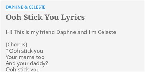 stick you lyrics